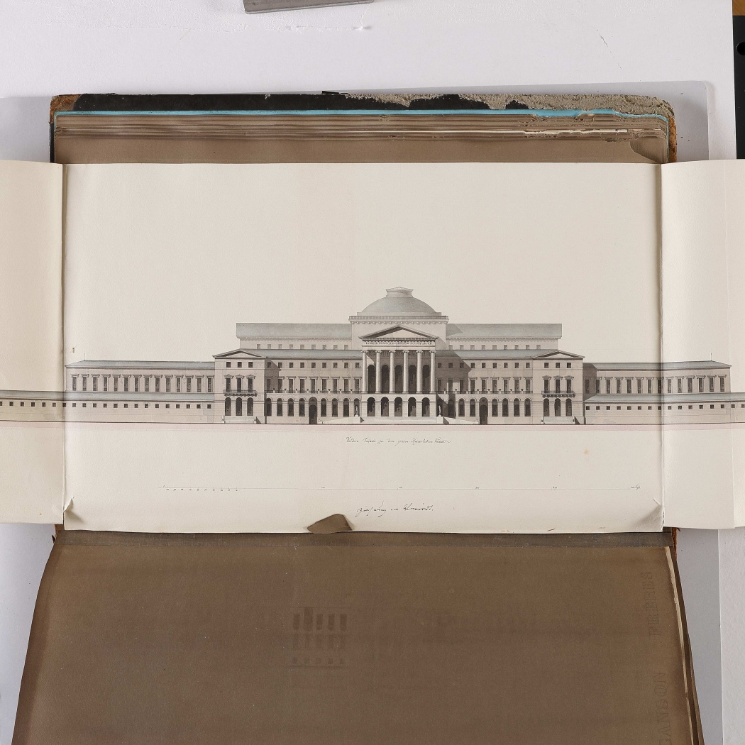 Palastaufgang Vierordt ZeichnungHZ 11517 0214 reduz